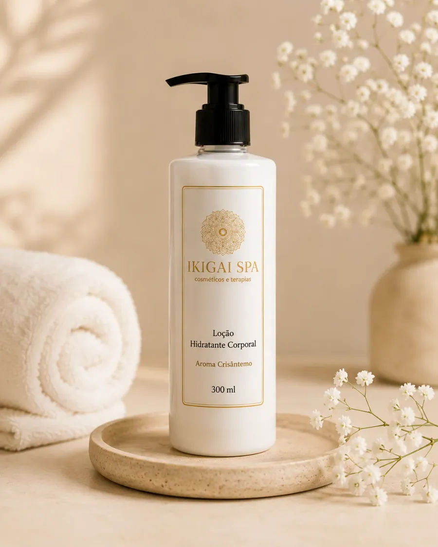 Loção hidratante corporal Ikigai SPA aroma Crisântemo