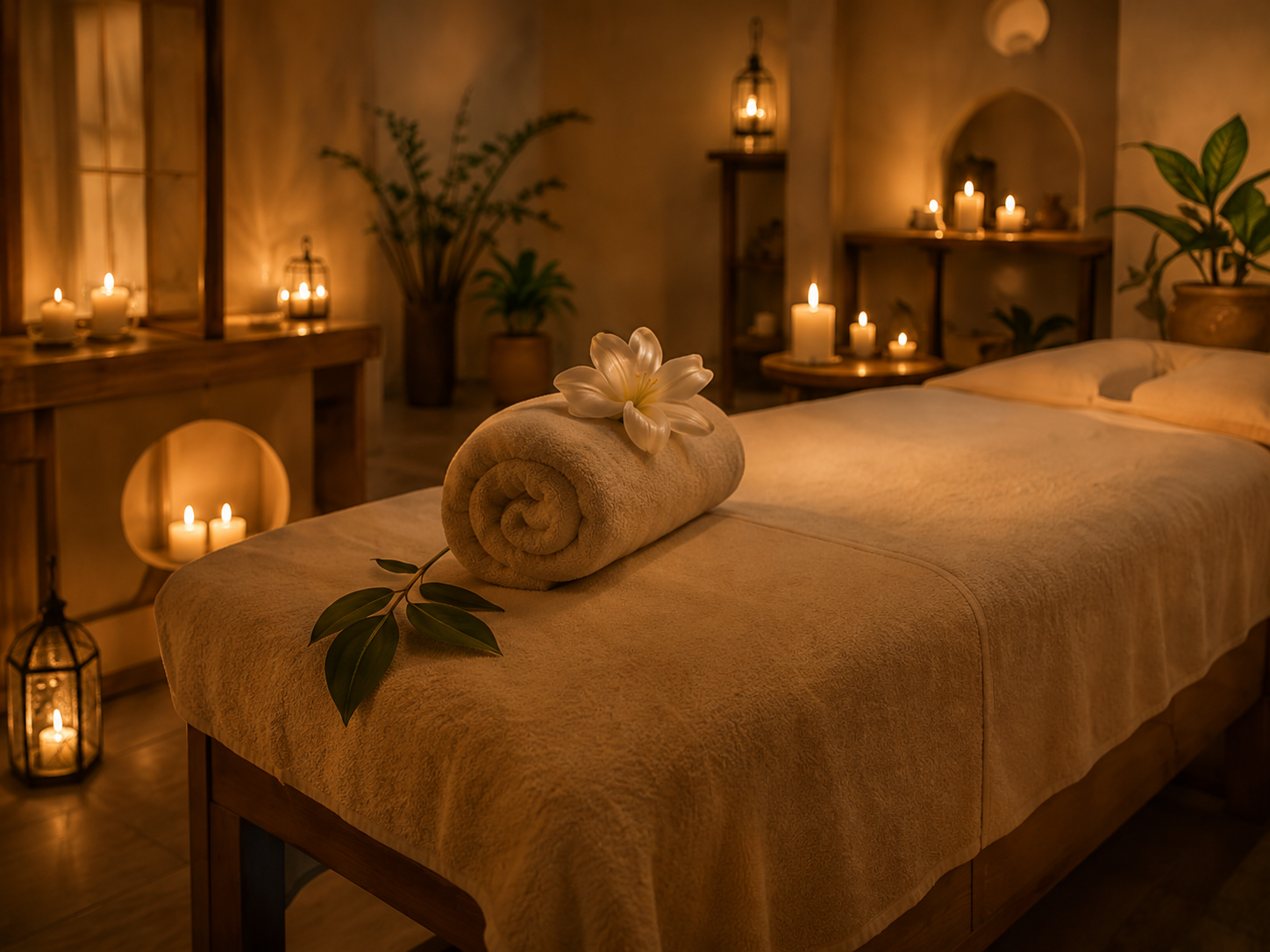 Ambiente acolhedor do Ikigai Spa